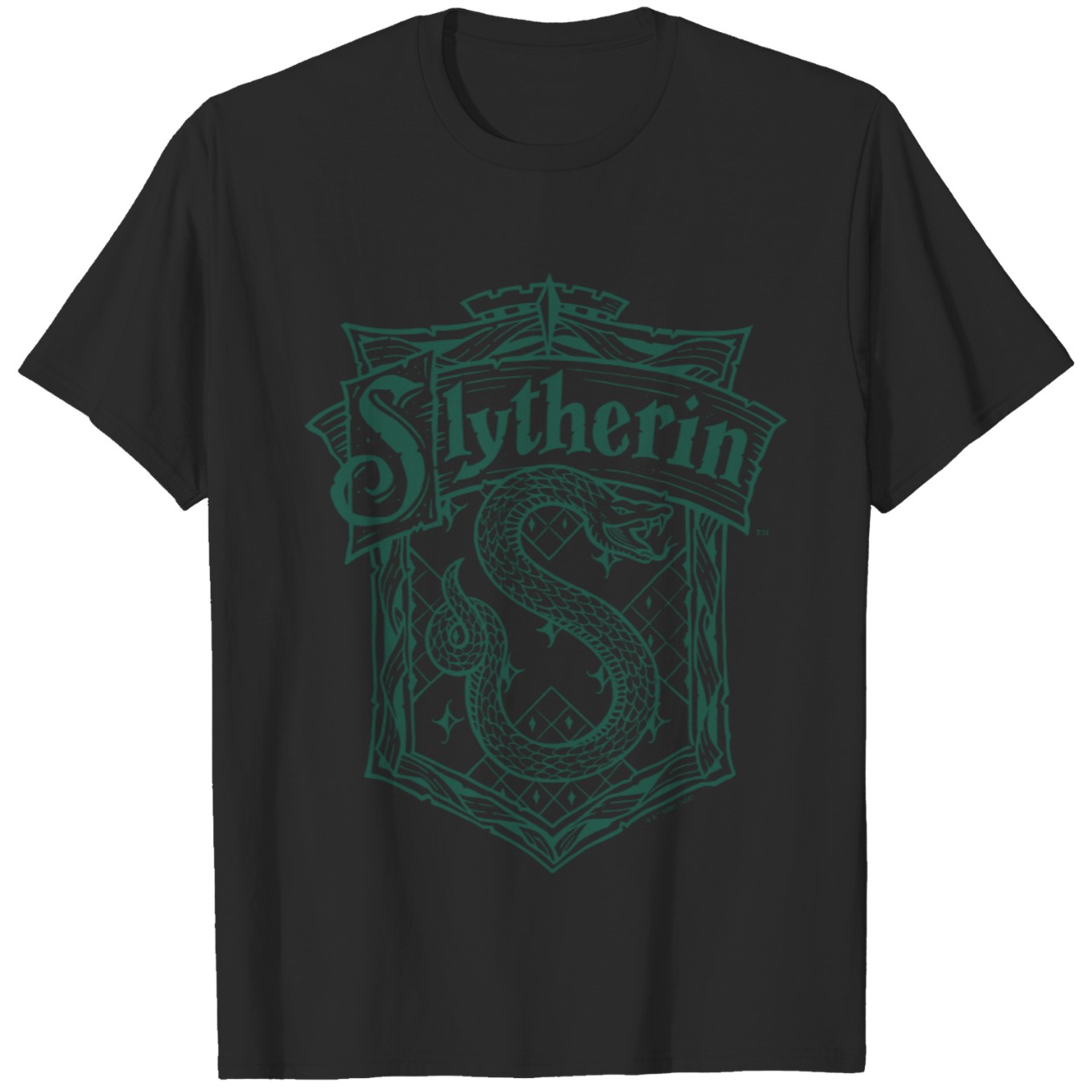 Classic Slytherin Crest Graphic Tee IYT