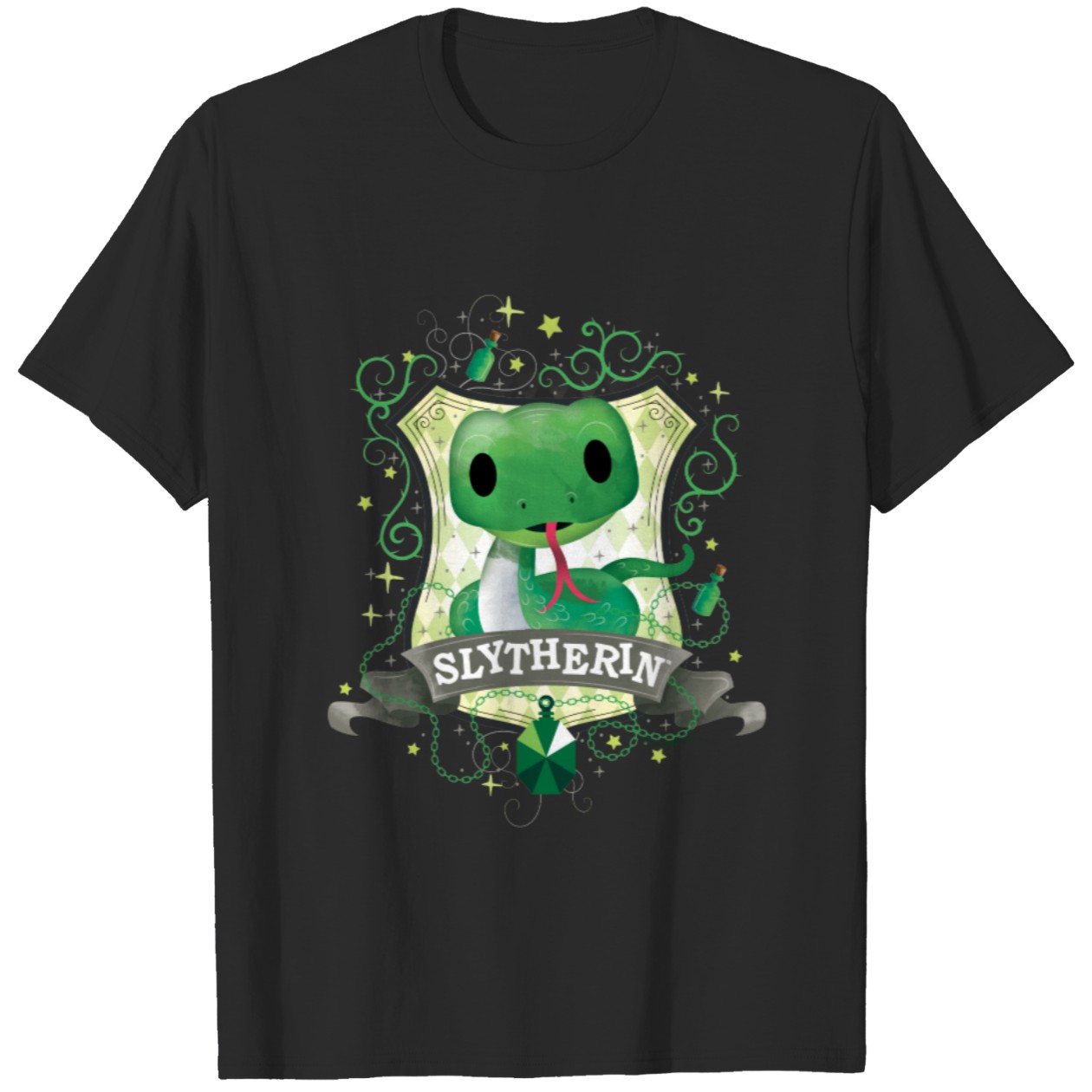 Harry Potter Charming Slytherin Crest Tee IYT