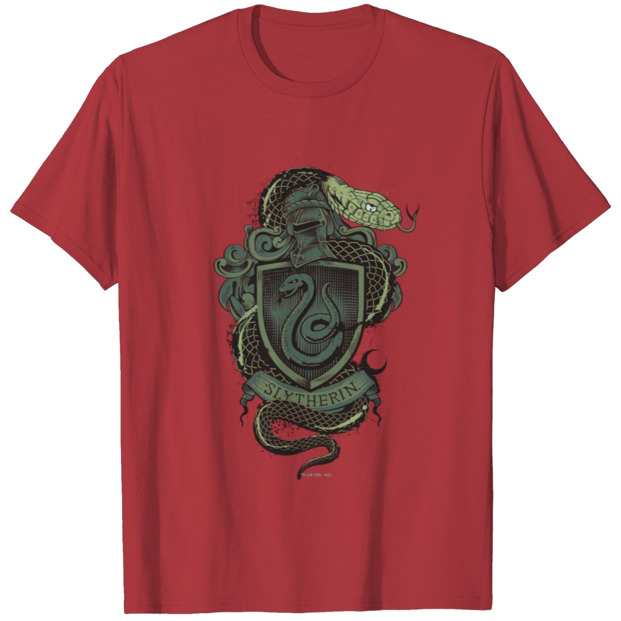 Harry Potter Inspired Slytherin Crest Tee T-Shirt IYT