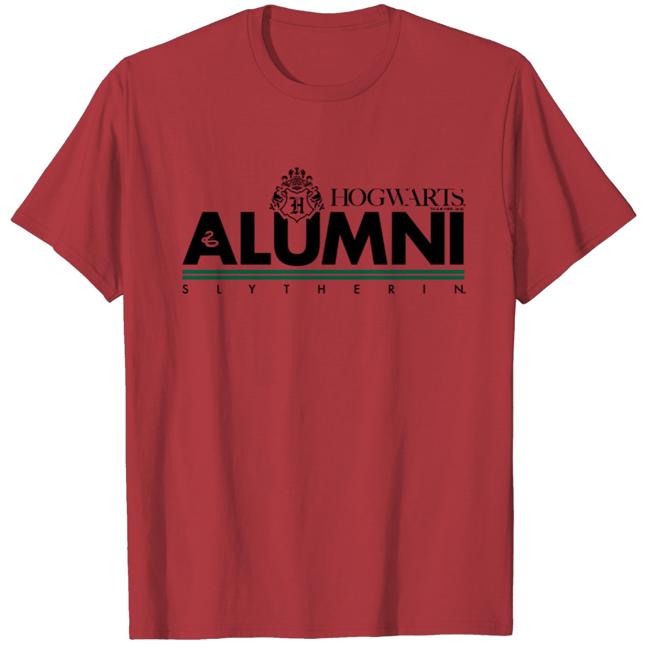 Harry Potter Slytherin Alumni Crest Tee T-Shirt IYT