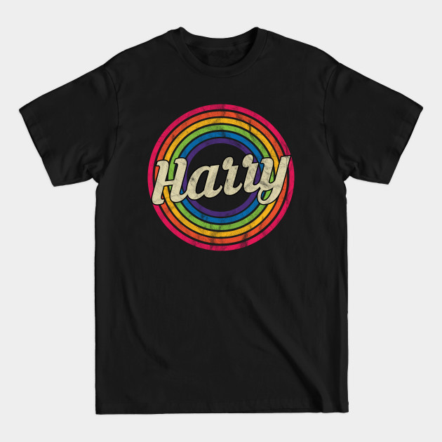 Harry Retro Rainbow TShirt for Faded Style Tee IYT