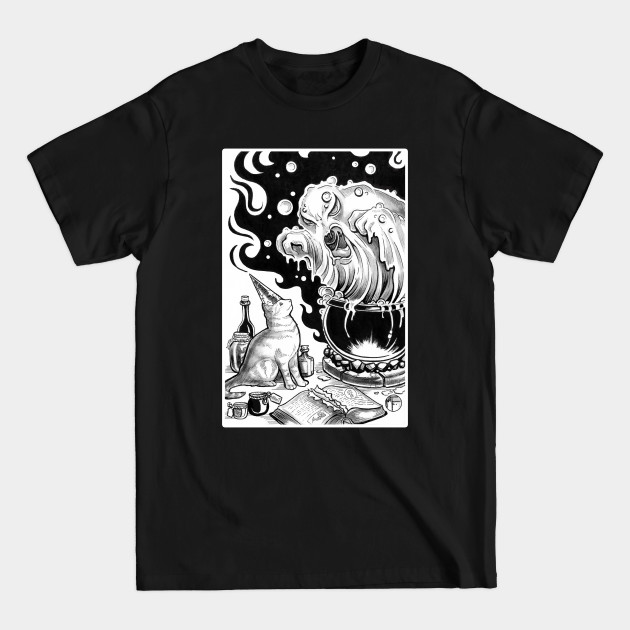 Magical Cat Wizard Monsters T-Shirt IYT
