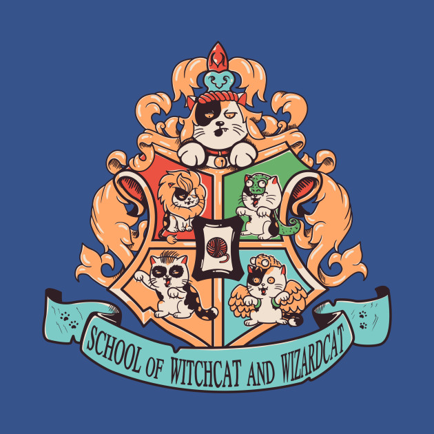 Magical Cats of Hogwarts T-Shirt IYT