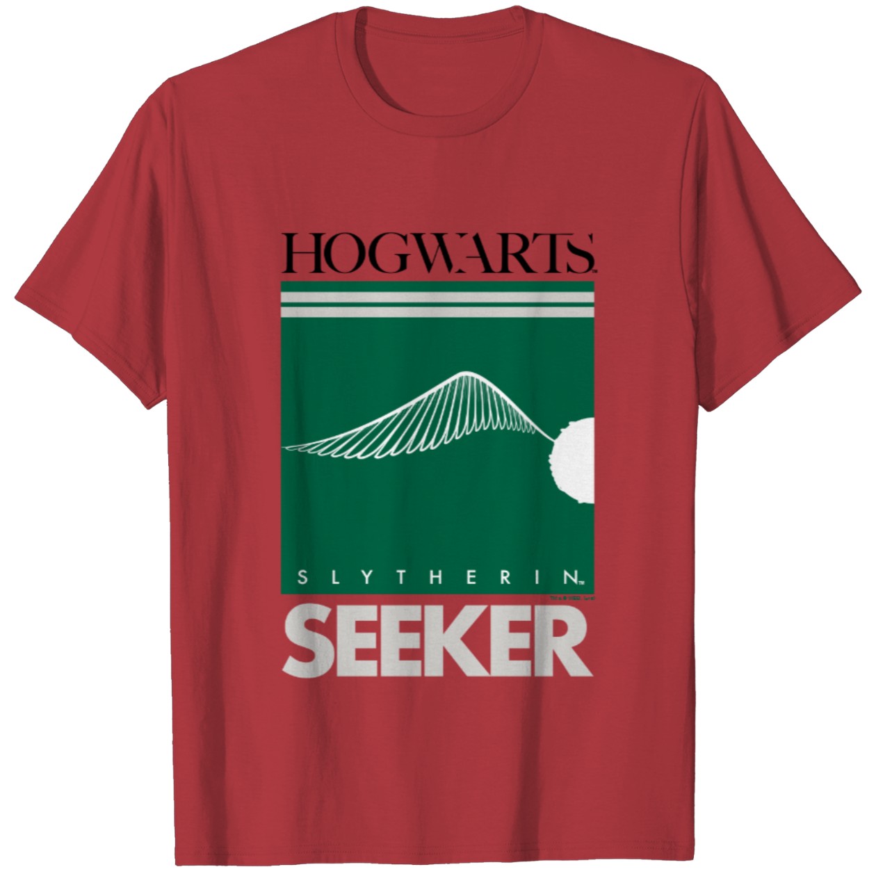 Quidditch Seeker T-Shirt for Slytherin House Fans IYT