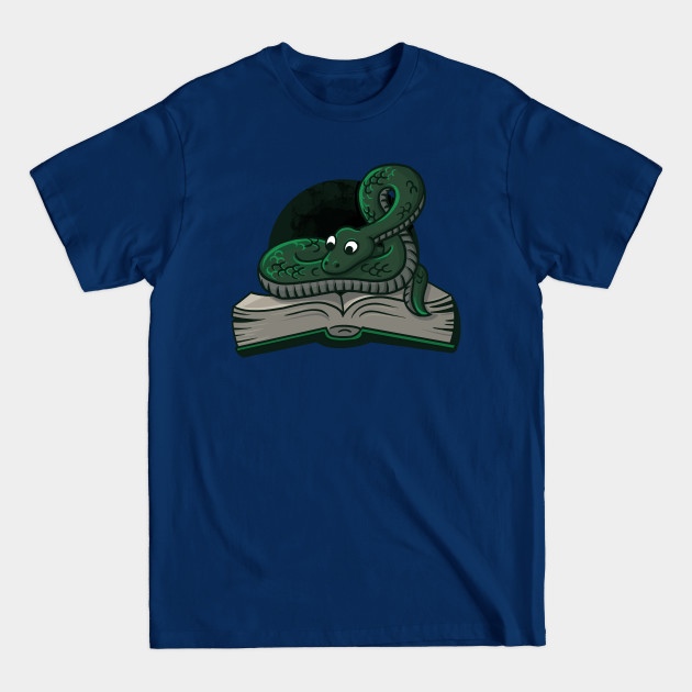 Slytherin Bookworm Snake Tee with Serpentine Style IYT