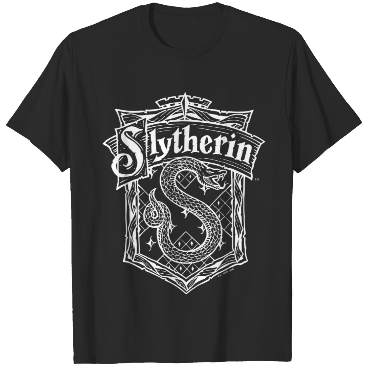 Slytherin Crest Emblem Graphic Tee IYT