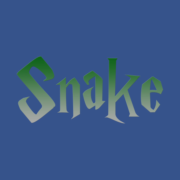 Slytherin Gradient Snake Tee with Serpentine Style IYT