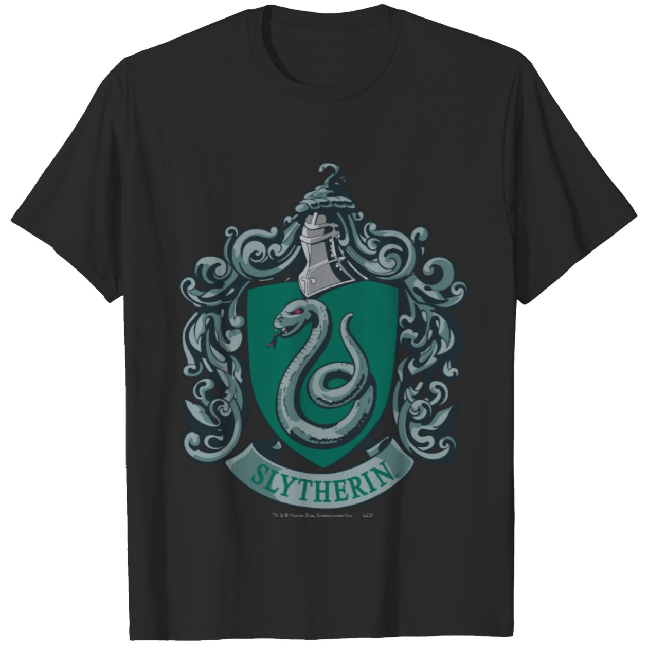 Stylish Slytherin Crest Green T-Shirt for Harry Potter Fans IYT