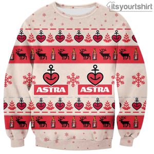 Astra Beer Christmas Ugly Sweater