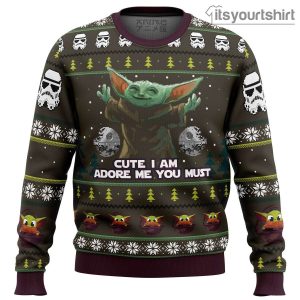 Baby Yoda Cute I Am Stormtrooper Star Wars Ugly Christmas Sweater