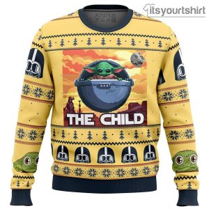 Baby Yoda The Child Mandalorian Star Wars Shirt Ugly Christmas Sweater