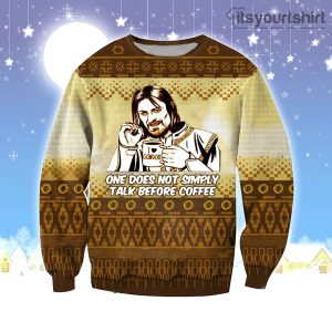 Boromir Lord Of The Rings I Love Gondor Ugly Christmas Sweater