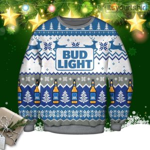 Bud Light Beer Premium Ugly Sweater