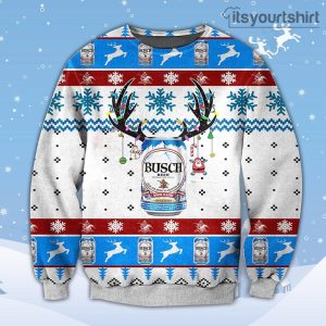Busch Beer Classic Ugly Sweater