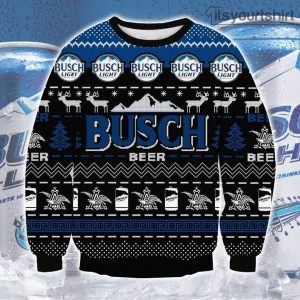 Busch Light Beer Logo Premium Ugly Sweater