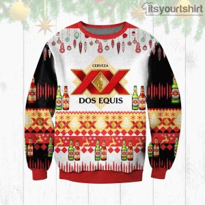 Cerveza Dos Equis Beer Christmas Ugly Sweater