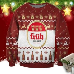 Colner Hofbrau Fruh Beer Christmas Ugly Sweater