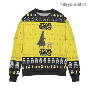 Darth Vader Walking Pet AT-AT Star Wars Ugly Christmas Sweater