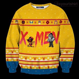 Deadpool And X-Men The New Mutants Marvel Ugly Christmas Sweater