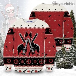 Deadpool Maximum Effort Ugly Christmas Sweater