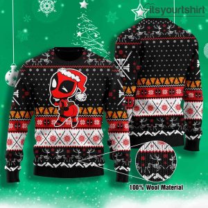 Deadpool Merry Kissmyass Ugly Christmas Sweater