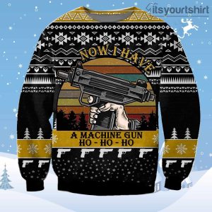 Die Hard Now I Have a Machine Gun Ho-ho-ho  Ugly Christmas Sweater