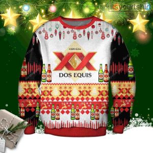 Dos Equis Beer Christmas Ugly Sweater