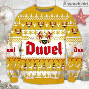 Duvel Beer Anno 1871 Ugly Sweater
