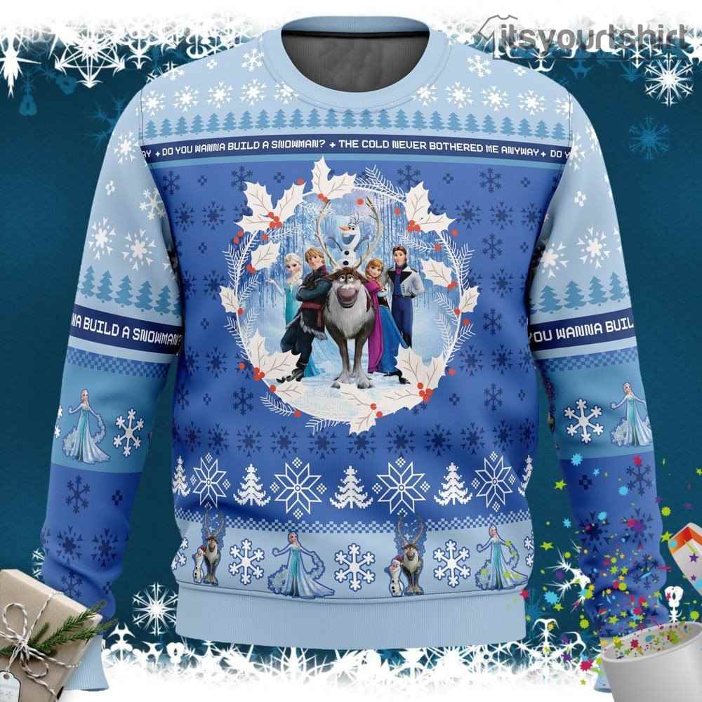 Elsa Anna Frozen Disney Ugly Christmas Sweater