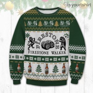 Firestone Walker Brewing Beer Christmas Ugly Sweater
