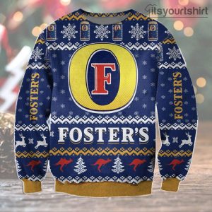 Foster’s Beer Blue Ugly Sweater