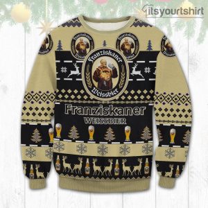 Franziskaner Hefe Weissbier Beer Christmas Ugly Sweater