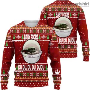 Grogu Star Wars Baby Fogre Du Du Du Ugly Christmas Sweater