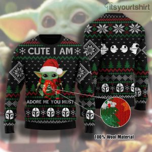 Grogu The Baby Yoda Star Wars Ugly Christmas Sweater