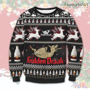 Gulden Draak Beer Reindeer Ugly Sweater