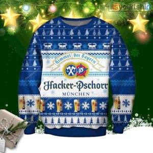 Hacker-Pschorr Brewery Beer Christmas Ugly Sweater