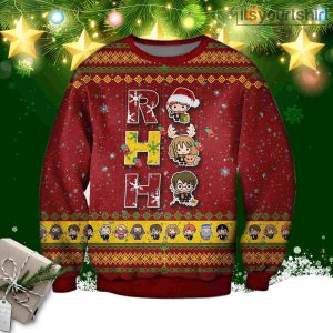 Happy Ron Hermione And Harry Potter Ugly Christmas Sweater