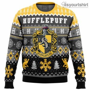 Harry Potter Hufflepuff House Ugly Christmas Sweater