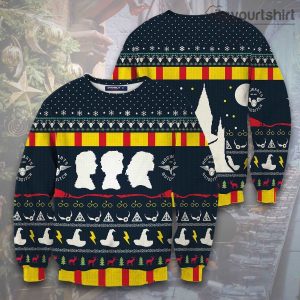 Harry Potter Magical Hogwarts Ugly Christmas Sweater