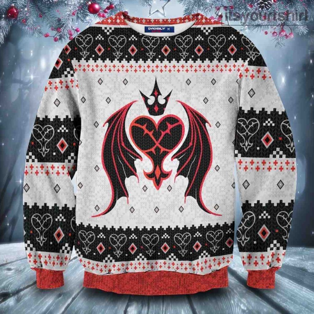 Heartless Kingdom Hearts Disney Ugly Christmas Sweater