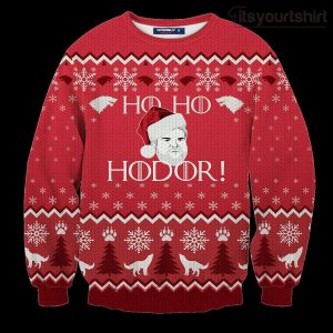 Ho! Ho! Hodor! Game Of Thrones Ugly Christmas Sweater