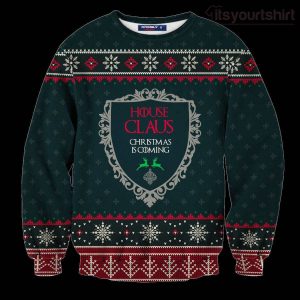 House Claus Game Of Thrones Ugly Christmas Sweater