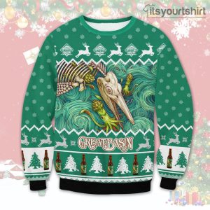Ichthyosaur ICKY IPA Beer Great Basin Brew Ugly Sweater
