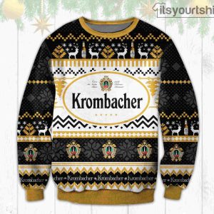 Krombacher Pils Beer Snowflake Ugly Sweater