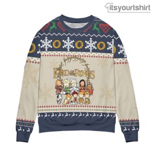 Lord Of The Rings Cute Chibi Characters Ugly Christmas Sweater