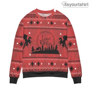 Lord Of The Rings The Fellowship Way To Mordor Ugly Christmas Sweater