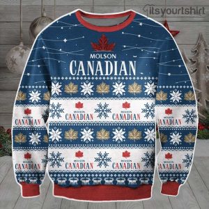 Molson Canadian Beer Logo Ugly Sweater