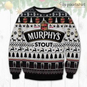 Murphy’s Irish Stout Draught Style Beer Christmas Ugly Sweater