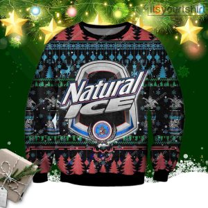 Natural Ice Beer Logo Ugly Sweater
