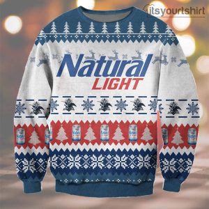 Natural Light Beer Cans Natural Light Eagle Transparent Ugly Sweater